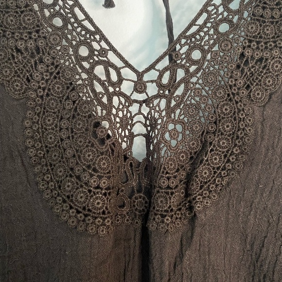 Revolve Eberjey Sol Liberty Size S/M Crochet Boho Romper Coverup NWT Retail $169 - Picture 6 of 10